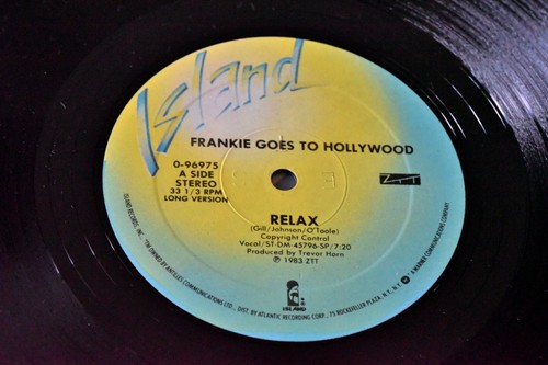 TAS LIST ISLAND-ZTT 96975 STEREO 1983 USA FRANKIE GOES TO HOLLYWOOD Relax 45rpm - Imagen 3 de 3