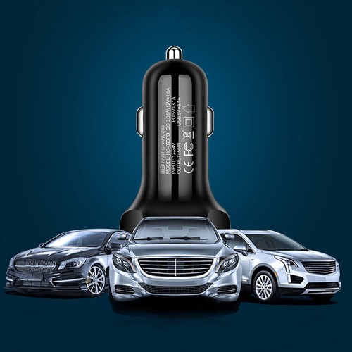 2USB+ PD 20W Type-C Car Charger Fast Adapter For Samsung iPhone 12 13 Pro Max - Picture 10 of 12