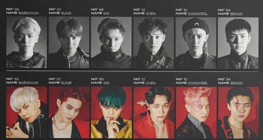 EXO OBSESSION 6º Álbum OBSESSION Ver CD + Libro de Fotos + Letra + Póster F + 2 Tarjetas SELLADAS Foto 3 de 4