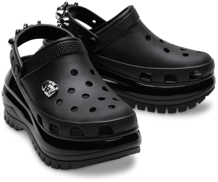 Crocs MEGA CRUSH REBEL REBEL CLOG Black Black Unisex Size US M7W9