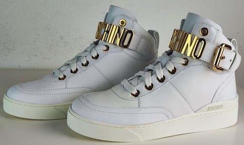 MOSCHINO Knöchel-Sneaker Damen Schuhe High-Top Sneaker Sportschuhe Gr.39 NEU - Bild 6 von 15