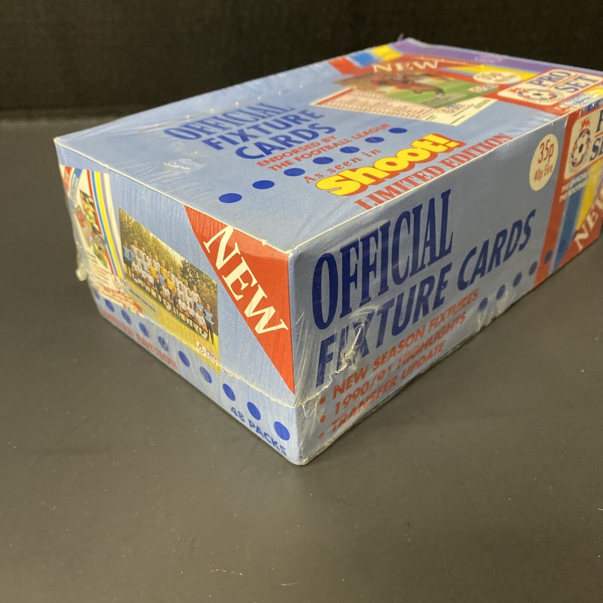 1991 Pro Set Official Fixture Cards Soccer Football League