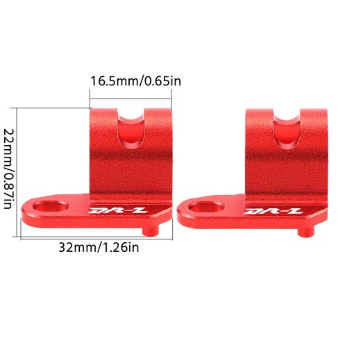 Guía de soporte de abrazadera de manguera de freno trasero DRZ LOGO para Suzuki DRZ400/E DRZ400S DRZ400SM - Imagen 2 de 12