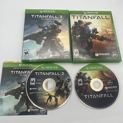 Titanfall 1 & 2 (Xbox One, 2016) Bundle Lot Complete Tested Shooter ...