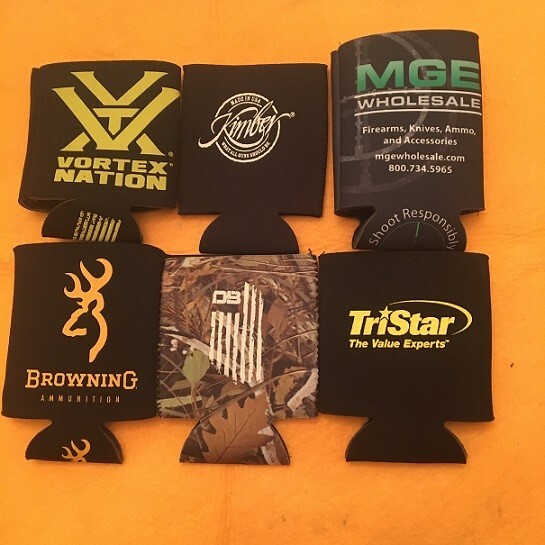 6 12oz Can Koozie Browning Buckmark Vortex Scope Diamondback Kimber