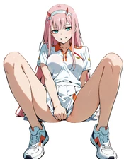 Zero Two Darling in the Franxx Waifu Weatherproof Anime Sticker 6" Car Decal