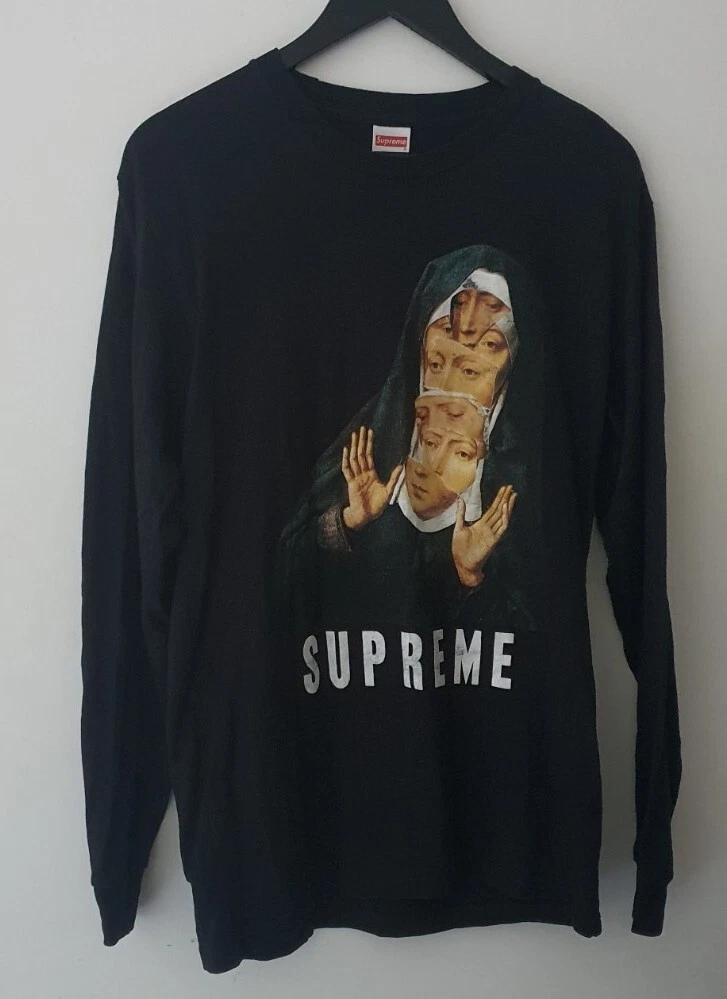 Tee Shirt Longsleeve Noir Supreme SS17 Taille M Medium