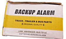 Car Back-up Alarm 107dB 12V-48V DC Waterproof Reversing Truck Backup Alarm wi...