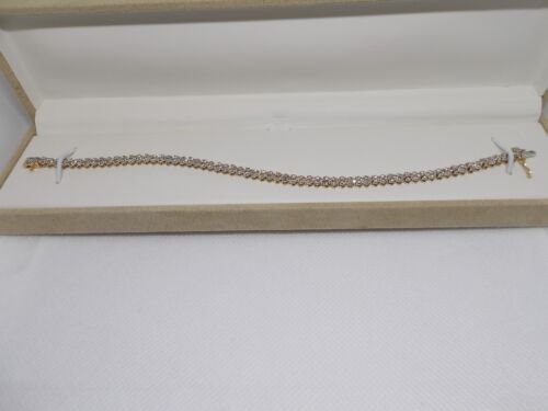 NWT 10K 3 CARAT DIAMOND BRACELET 7.5 INCHES