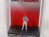 Vater FüTtert Seinen SäUgling - Preiser Ho Figuren 1:87 - 28177 #E