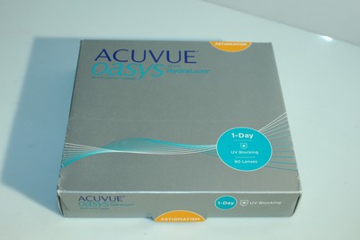 Acuvue Oasys Tageslinse Astig 90 Packung -3,75 BC 8.50 CYL -0.75 Axis 40HydraLux