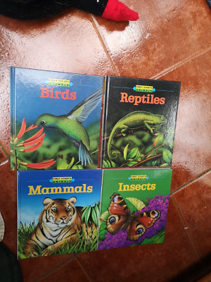 First Starts Animals 4 hardback books. Insects, Mammals, Reptiles, Birds