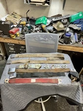 1940’s 1950’s 1960’s Vintage LOT seat Belts Accessory Hot Rod aircraft Bomber