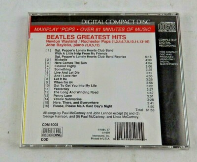 Music of the Beatles [Intersound] [Box] by Various Artists (CD