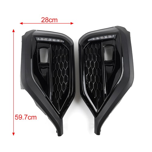 1x LED Turn Signal DRL Fog Lights Bezel Kit For Subaru WRX STI 4Door Sedan 22-24 - Picture 16 of 16