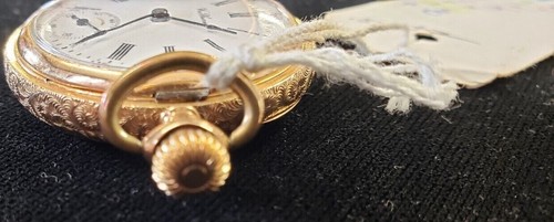 14k Antique 1898 Waltham Grade: Seaside pocket watch, 0s 15j, running on time - Picture 12 of 24