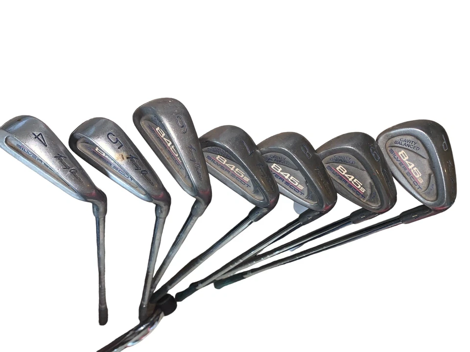 Tommy Armour 845S Silver Scot 4-9 PW Irons 24° TT Dynamic Gold Steel R300 RH - Image 2 of 4
