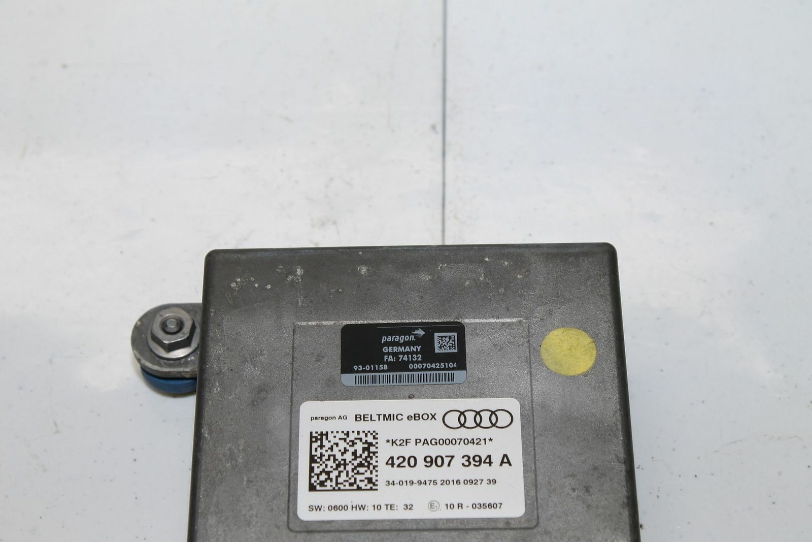 16-21 AUDI R8 V10 PLUS OEM SEATBELT REMINDER MODULE CONTROL UNIT 420907394A 18 