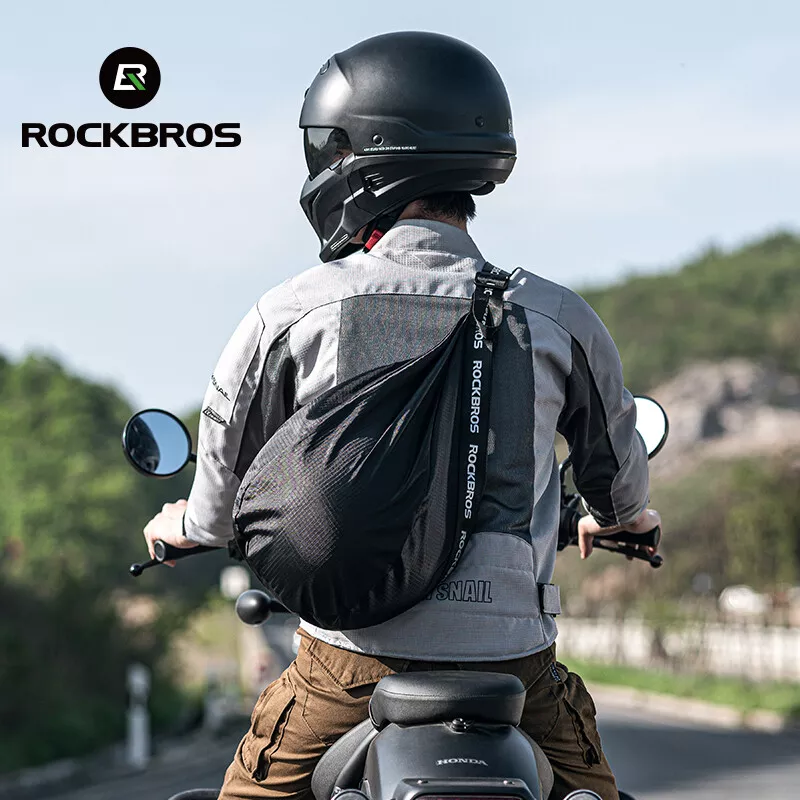 RockBros Cycling Helmet Bag Portable Bike Motorcycle Helmet Backpack Storage Bag