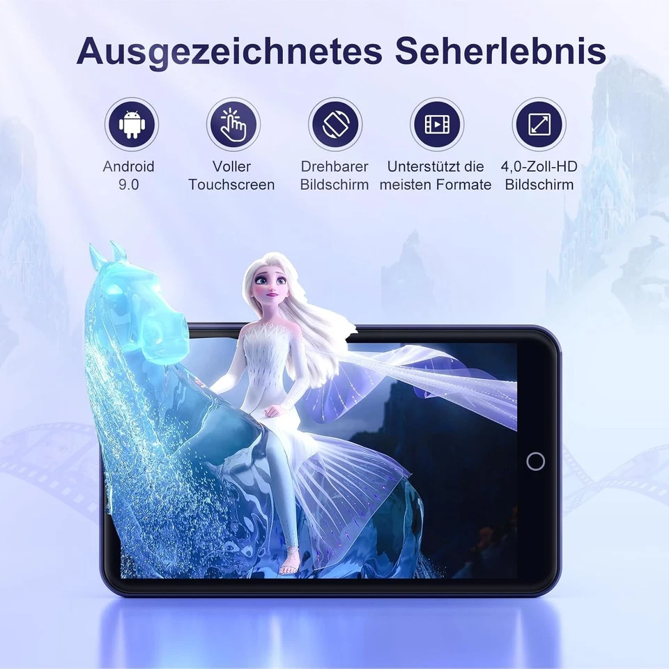 MP3 MP4 Player mit WiFi Bluetooth 4 Zoll IPS Touch Screen 80GB Android C272 - Bild 4 von 4