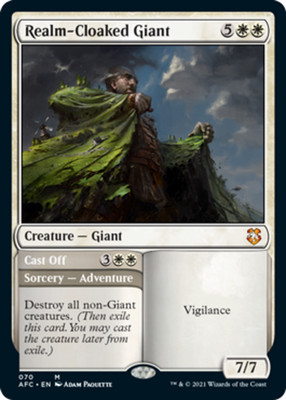 Realm-Cloaked Giant~070~NM~(AFC) - Adventures in the Forgotten Realms Commander~