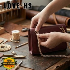 HEEHEE 110cm Mini Purse Chain Strap Gold 6mm Metal Replacement