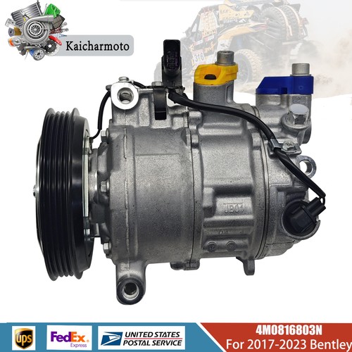 Bentley Bentayga Speed 2017-2023 Compressor with bracket P/N 4M0816803N Photo - $136