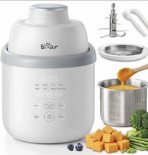 Bear NutriEase AllStage Stainless Steel Baby Food Maker Steamer and Blender