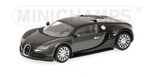 Minichamps 400110820 1/43 Bugatti Veyron 2009 Noir Métallique / Gris Métallique