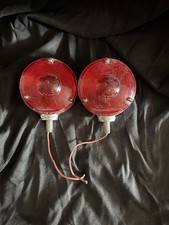 2 Signal Stat 3800 Cyclostat Ii Indicator Marker Lights Yellow Red Lenses 2 Signal Stat 3800 Cyclostat Ii Indicator Marker Lights Yellow Red Lenses