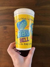 Vintage 1991 Taco Bell Rock Art For Charity Bell Biv Devoe BBD Cup Hip Hop R&B