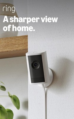 Ring Innenkamera 2K   Sicherheit für Zuhause oder Unternehmen (neueste Generation), Plug-In, Netzhaut