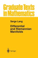Differential And Riemannian Manifolds Serge Lang Taschenbuch Xiv Englisch 2012