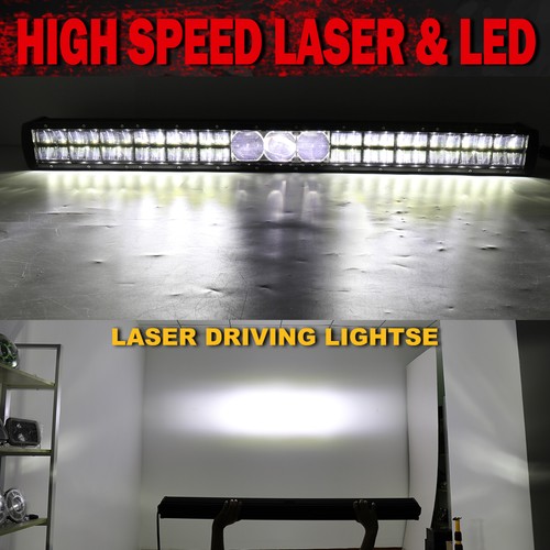Laser 32"LED LIGHT BAR Dual Row Spot Flood Combo Truck Offroad 4WD ATV SUV Light - Picture 4 of 15
