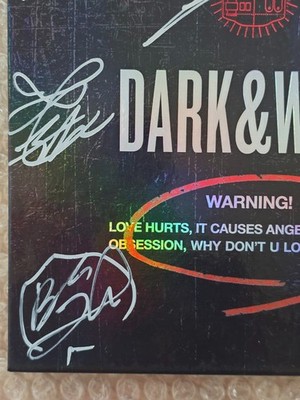BTS BANGTAN BOYS Promo Dark & Wild Danger Album Autographed Hand