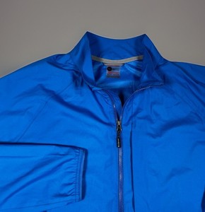 Bontrager Circuit Windshell Jacket Men XL Blue Semi-Fitted Profila Full Zip-EUC
