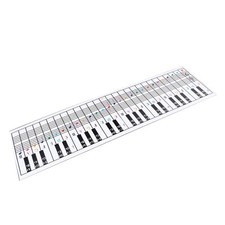 61 88 Keys Piano Keyboard Chart Music Notes Reference Card Electric Piano
