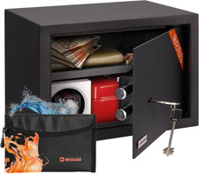 Family Cassaforte Con Chiave E Borsa Ignifuga – Cassaforte Da Armadio Di Sicurez