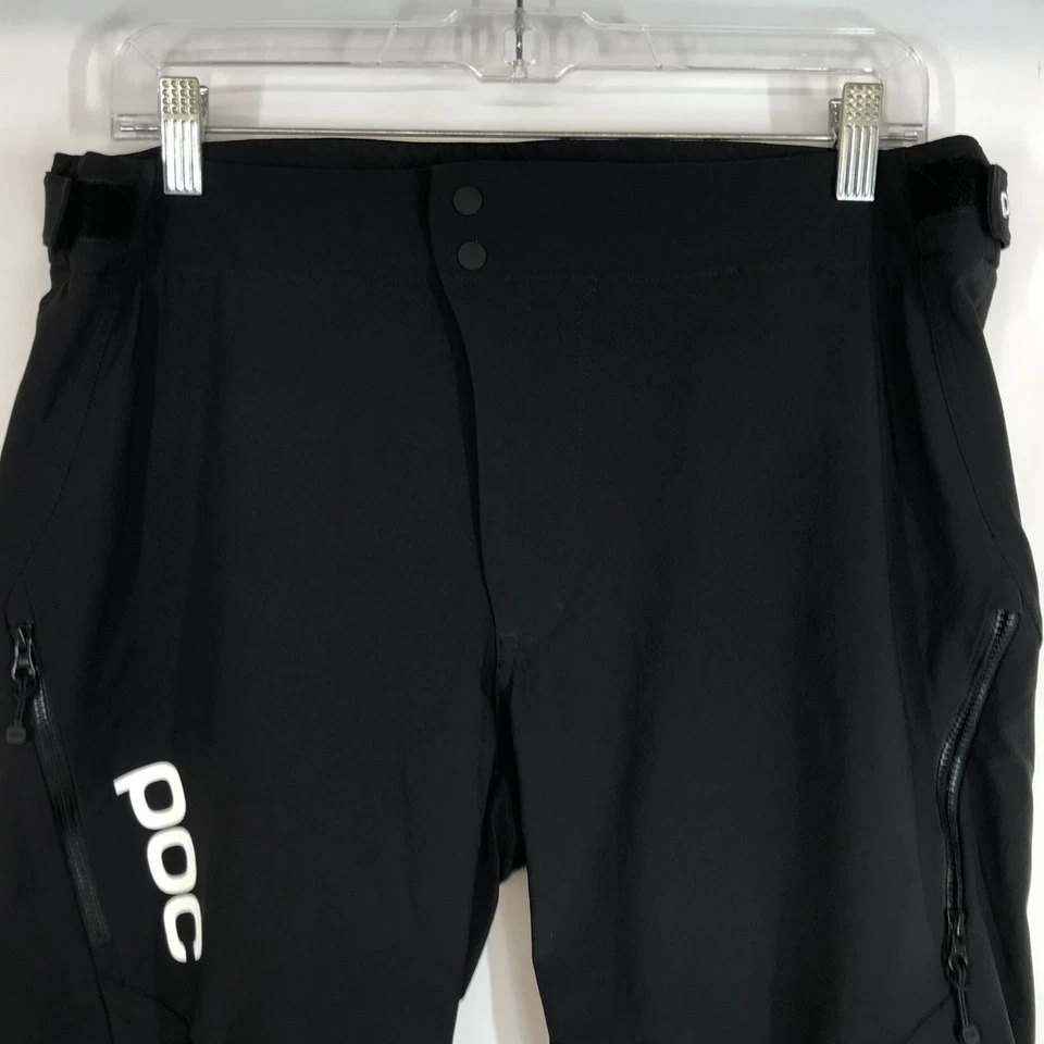 POC - PANTALÓN CORTO DE CICLISMO DE ENDURO ESENCIAL NEGRO MEDIANO - NEGRO PARA HOMBRE Foto 2 de 4