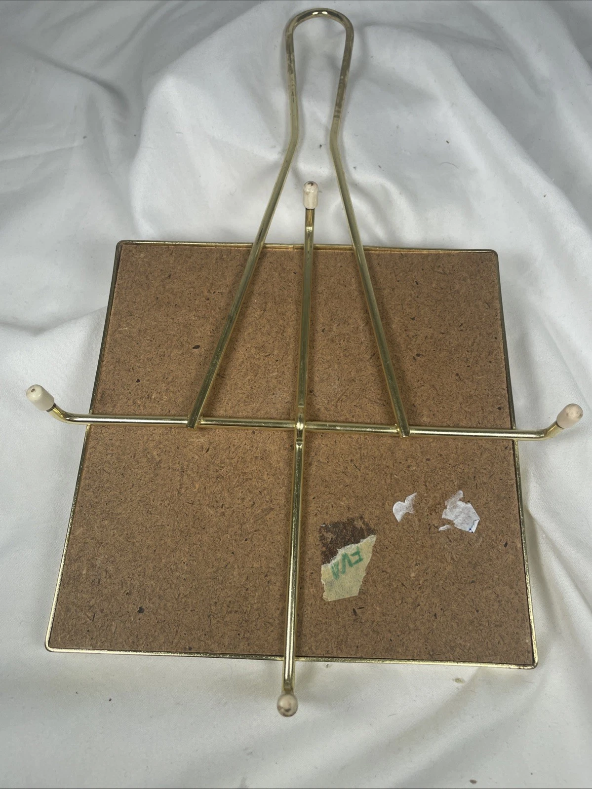 Vintage Mid Century Modern Mosaic Tile Trivet - Multicolor Ceramic Hot Plate - product detail image 5