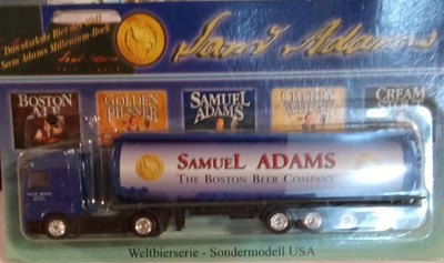werbetrucks 1:87, Samuel Adams Boston USA, Bier, Brauerei, LKW, Tanker B1