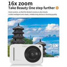 1080P Digital Camera Digital Video Camera 48MP 2.4 Inch IPS Screen Auto PZEU