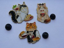 3 pin s  ANIMAUX CHATS VINS  NEUF