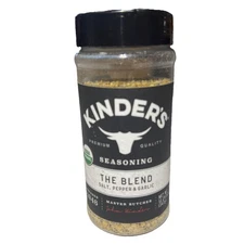 Kinders Organic The Blend Seasoning Salt Pepper Garlic 12.25 Ounce Bottle
