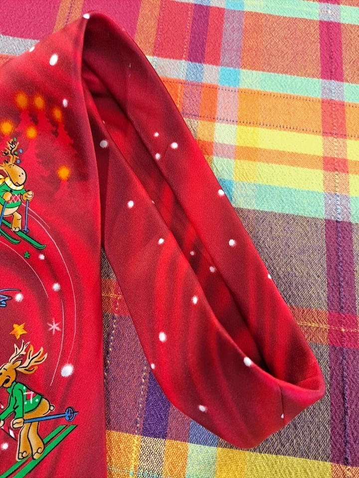 Corbata de Navidad Jerry Garcia Colección Limbo Dibujos Animados 64 Vacaciones Santa Reindee Foto 3 de 4