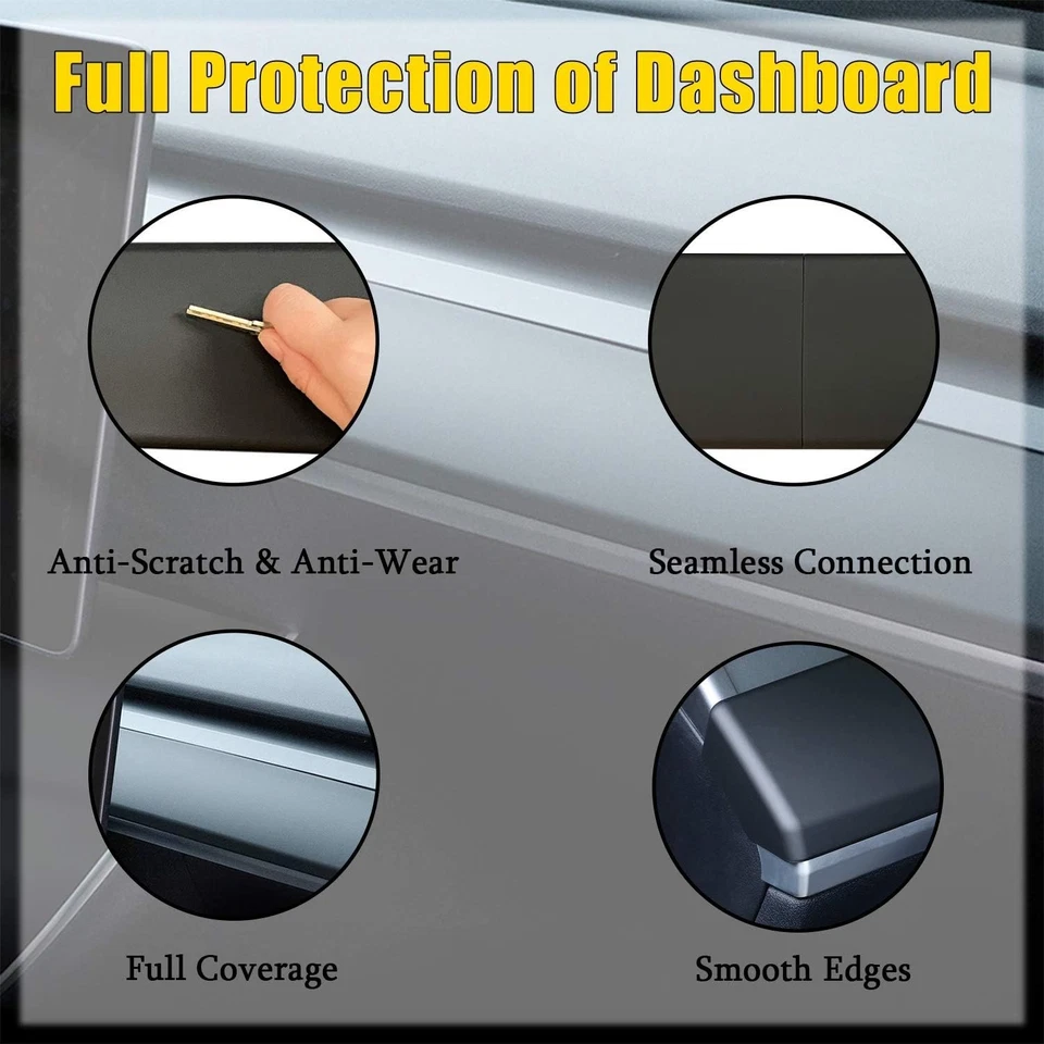 Envoltura de tablero DIBMS negro mate - Tesla modelo 3/Y 2016-2023 Foto 3 de 4