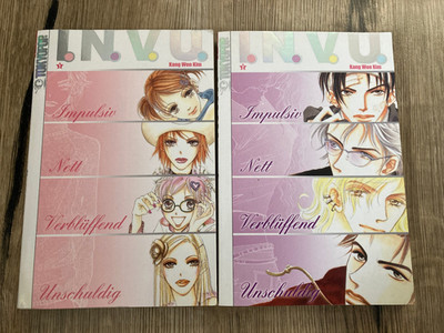 I.N.V.U. Band 1-2 Tokyopop Manga Kang Won Kim
