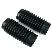 2FastMoto Pair of Triumph BSA Front Fork Boots Gaiters 12 Rib 97-3635 / 45-39660