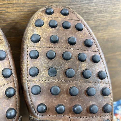 Cole Haan Driving Loafer Mens Sz 10.5M Brown Leather Moccasins Shoes Brazil Made - Picture 11 of 14