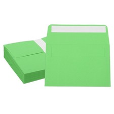 50 Pcs 6x4 Inch Invitation Envelopes Flat-Flap Greeting Card Dark Green